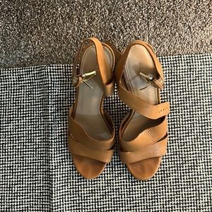 Aldo leather heel sandals ✨ size 8